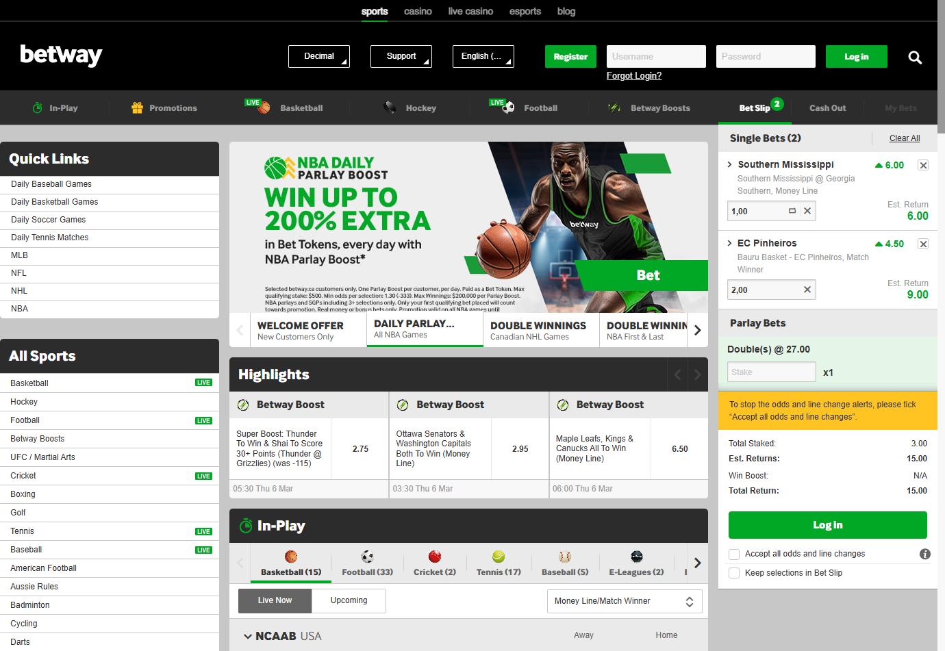 Choose the best Non-Gamstop casino Betway and win