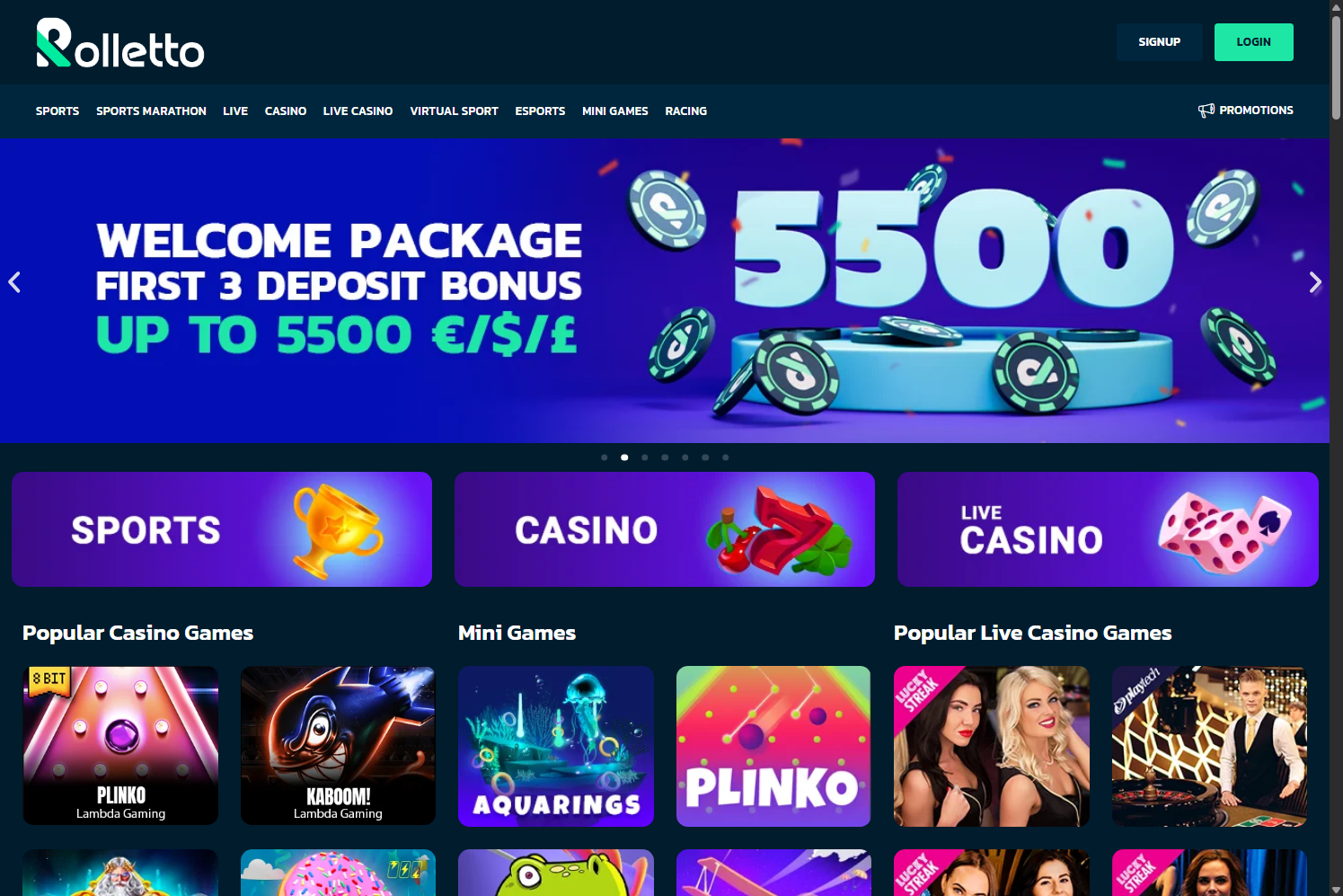 Choose the best Non-Gamstop casino Rolletto and win
